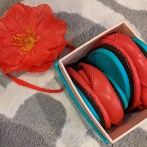 Tieks Size 8 Poppy Brand New in Box with Flower